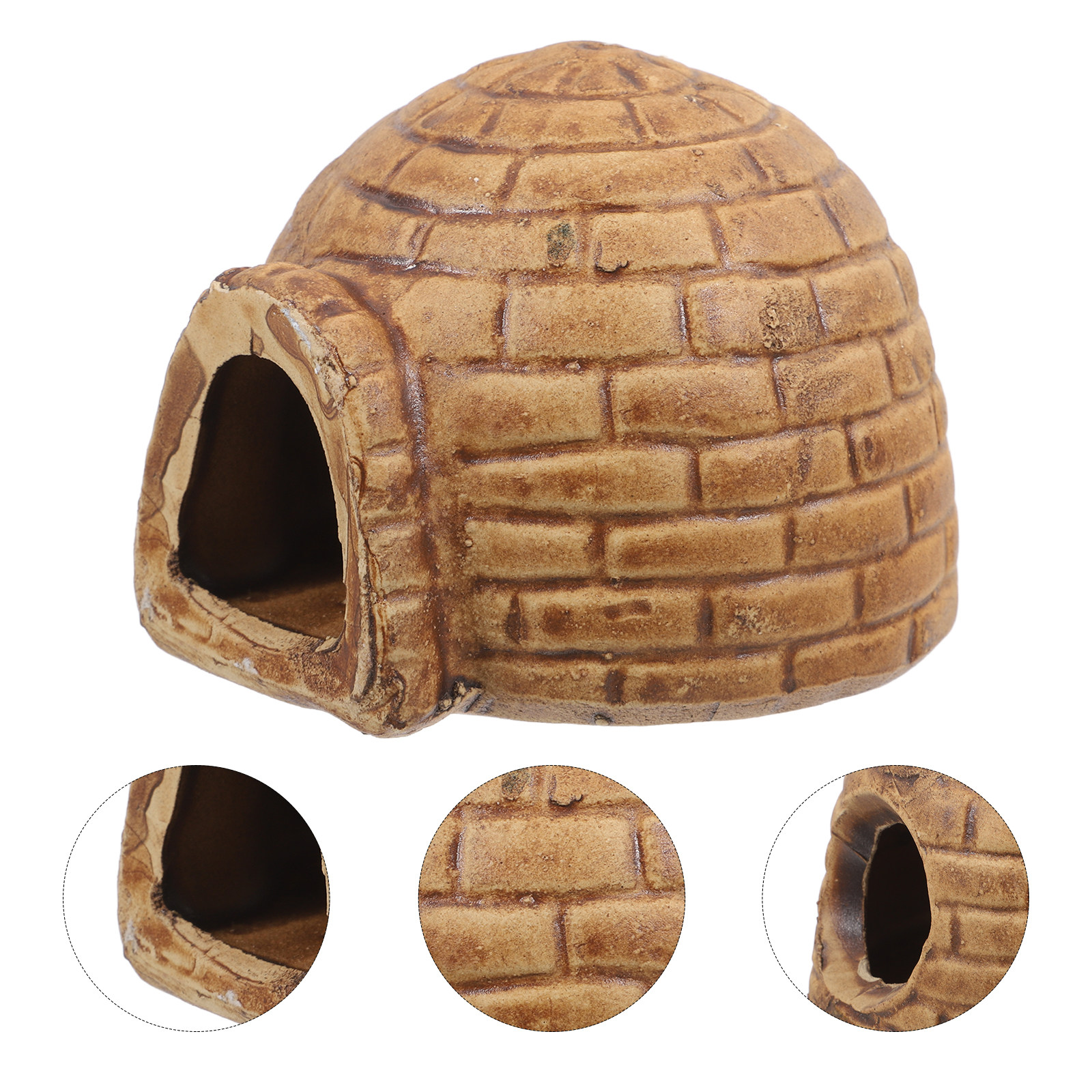 Hide Cave Ceramic - Pleco Caves for Aquarium Durable Ceramic