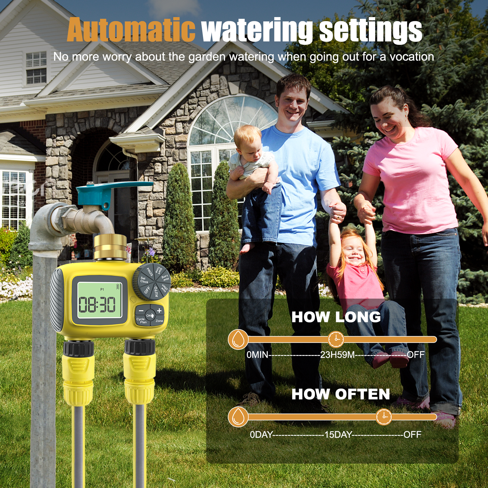 Insoma Smart Water Timer Dual  – Timer Dual Outlet recenzja i cena