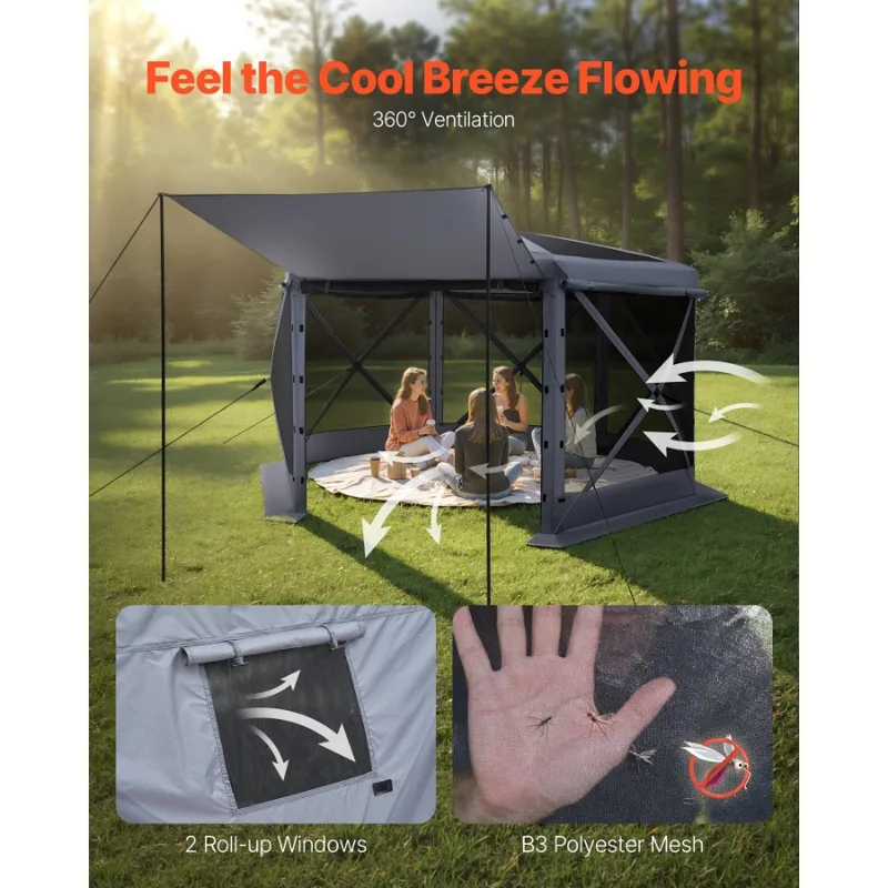 12x12ft 6 Sided Up Screen Gaze – Screen Top Mesh recenzja i cena