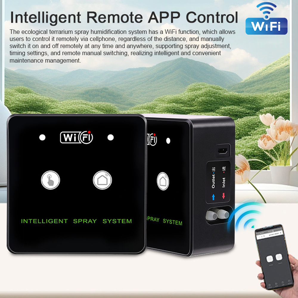 360° Rotatable Wifi Rainforest – Terrarium Fogger Ultrasonic recenzja i cena