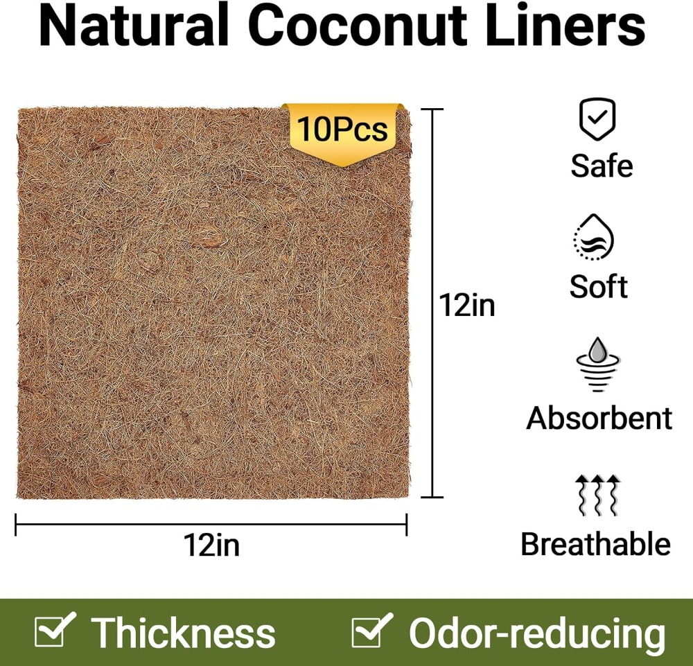 10 Pcs Natural Coconut Fiber R – Substrate Coconut Fiber recenzja i cena