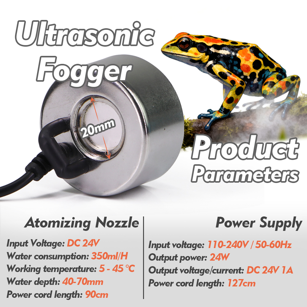Ultrasonic Fogger w/ Water Sen – Terrarium Fogger Ultrasonic recenzja i cena