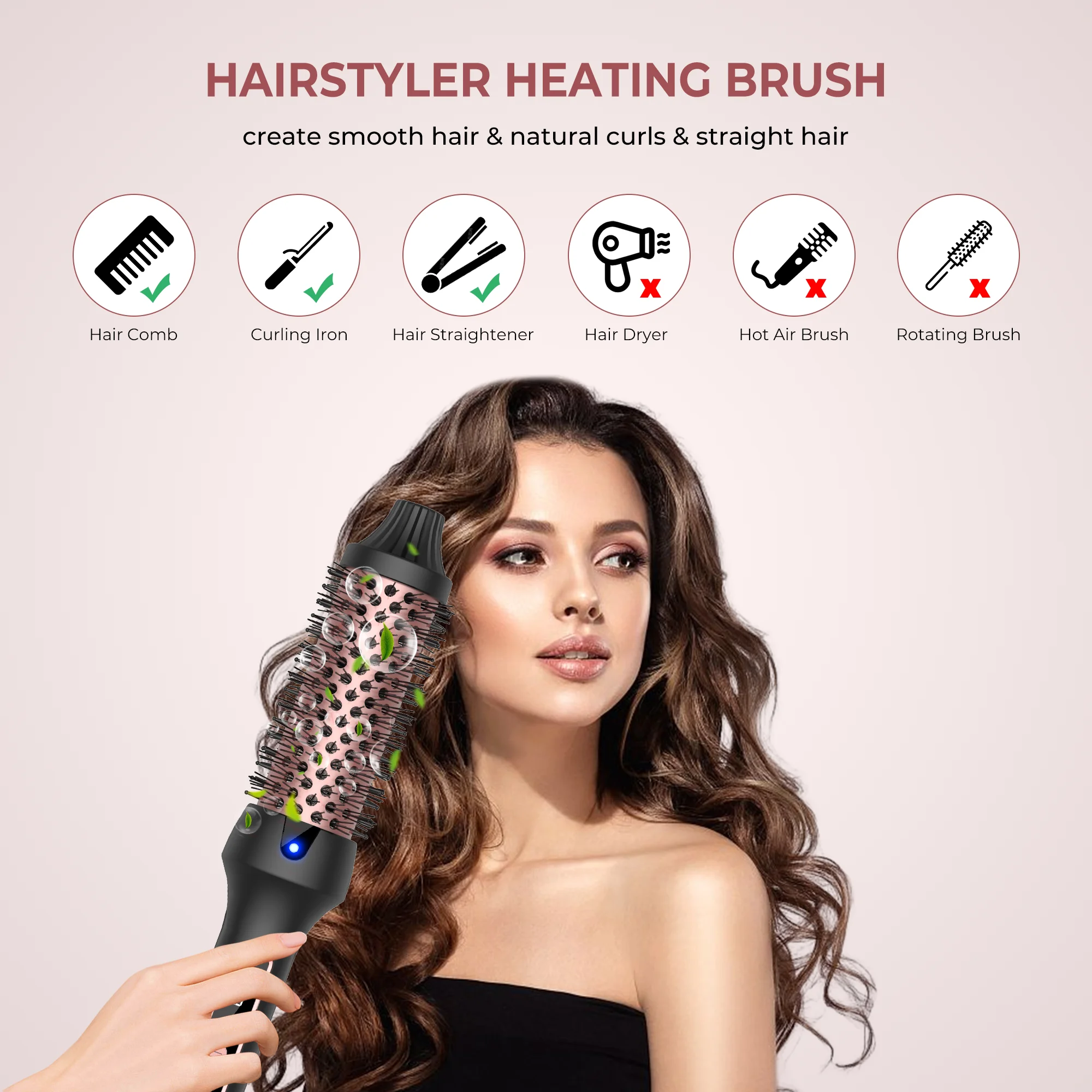 3 in1 Thermal Brush Ionic Heat – Ceramic Heat Emitter recenzja i cena