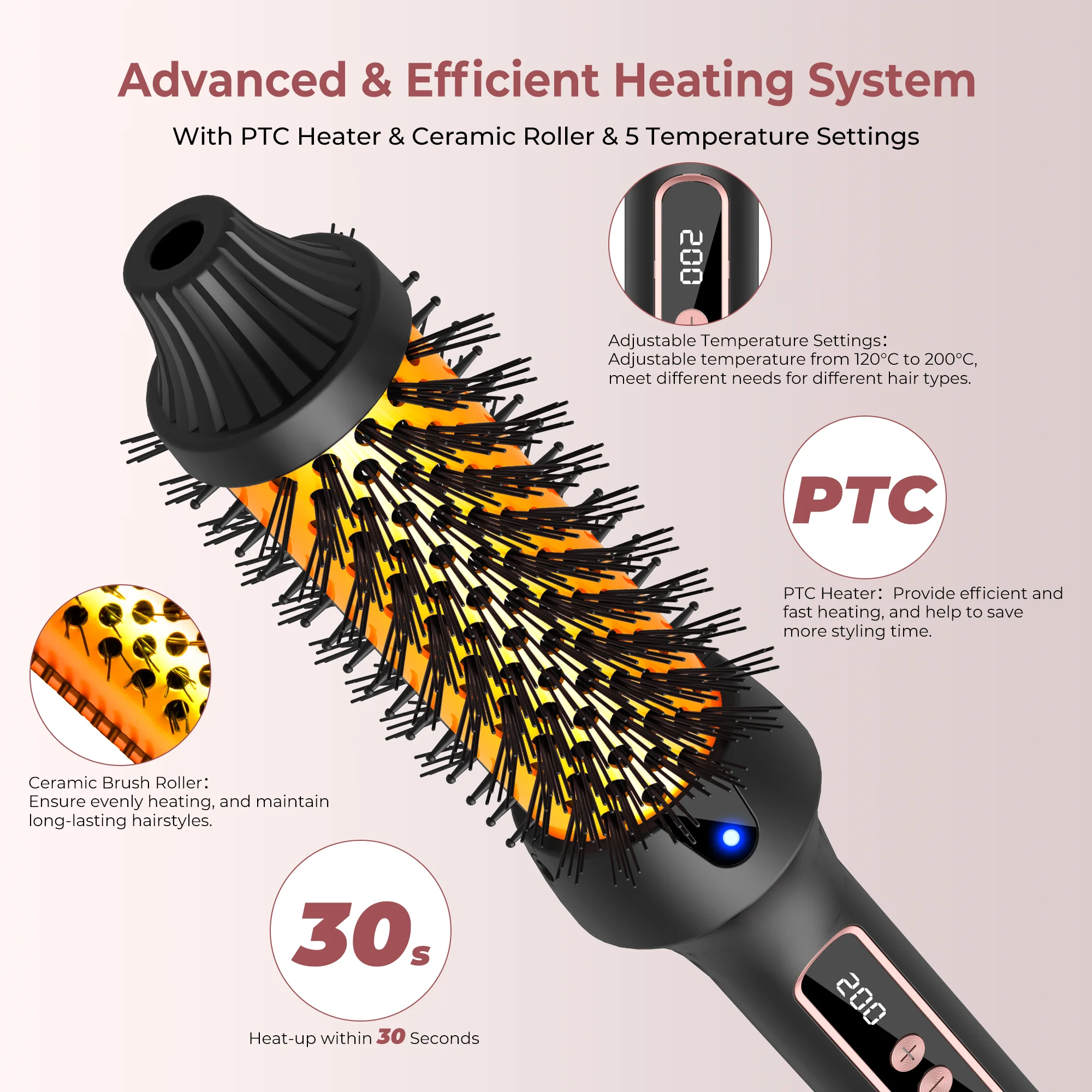 3 in1 Thermal Brush Ionic Heat – Ceramic Heat Emitter recenzja i cena