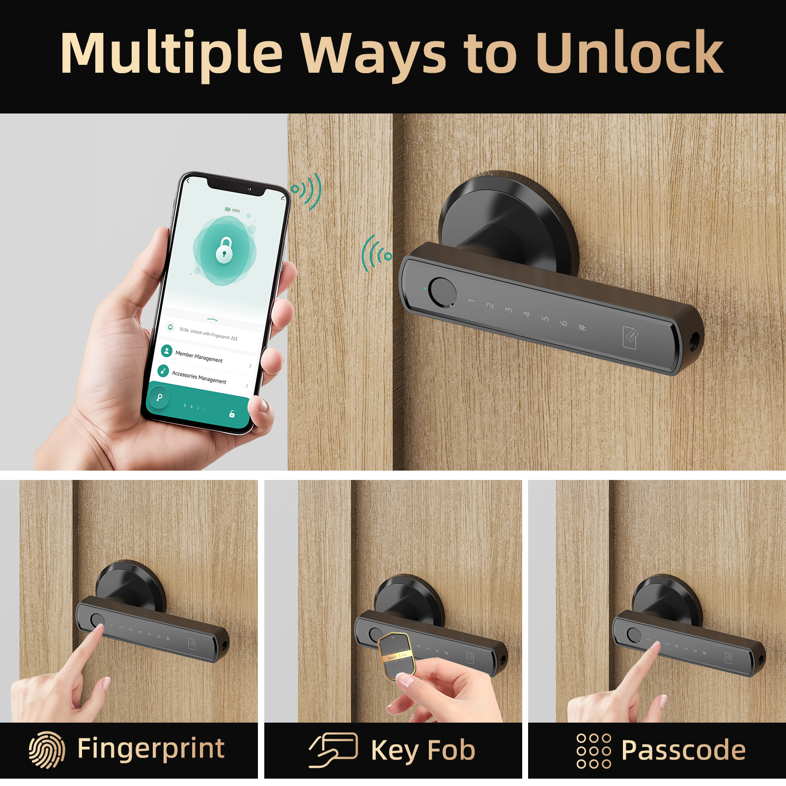 Viladepot Handle Shaped Smart  – Glass Door Hinge recenzja i cena