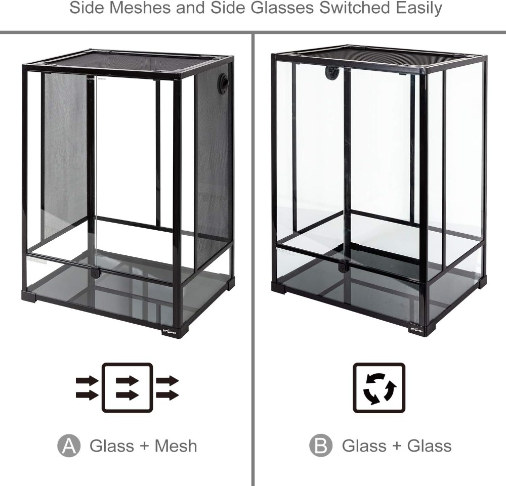 67 Gallon Tall Glass Terrarium – Glass Door Hinge recenzja i cena