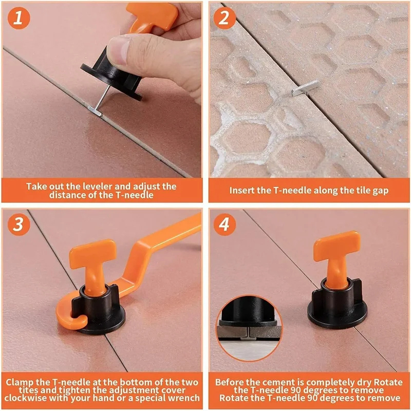 51-204Pcs Floor Tile Leveling  – Ceramic Tile Floor recenzja i cena
