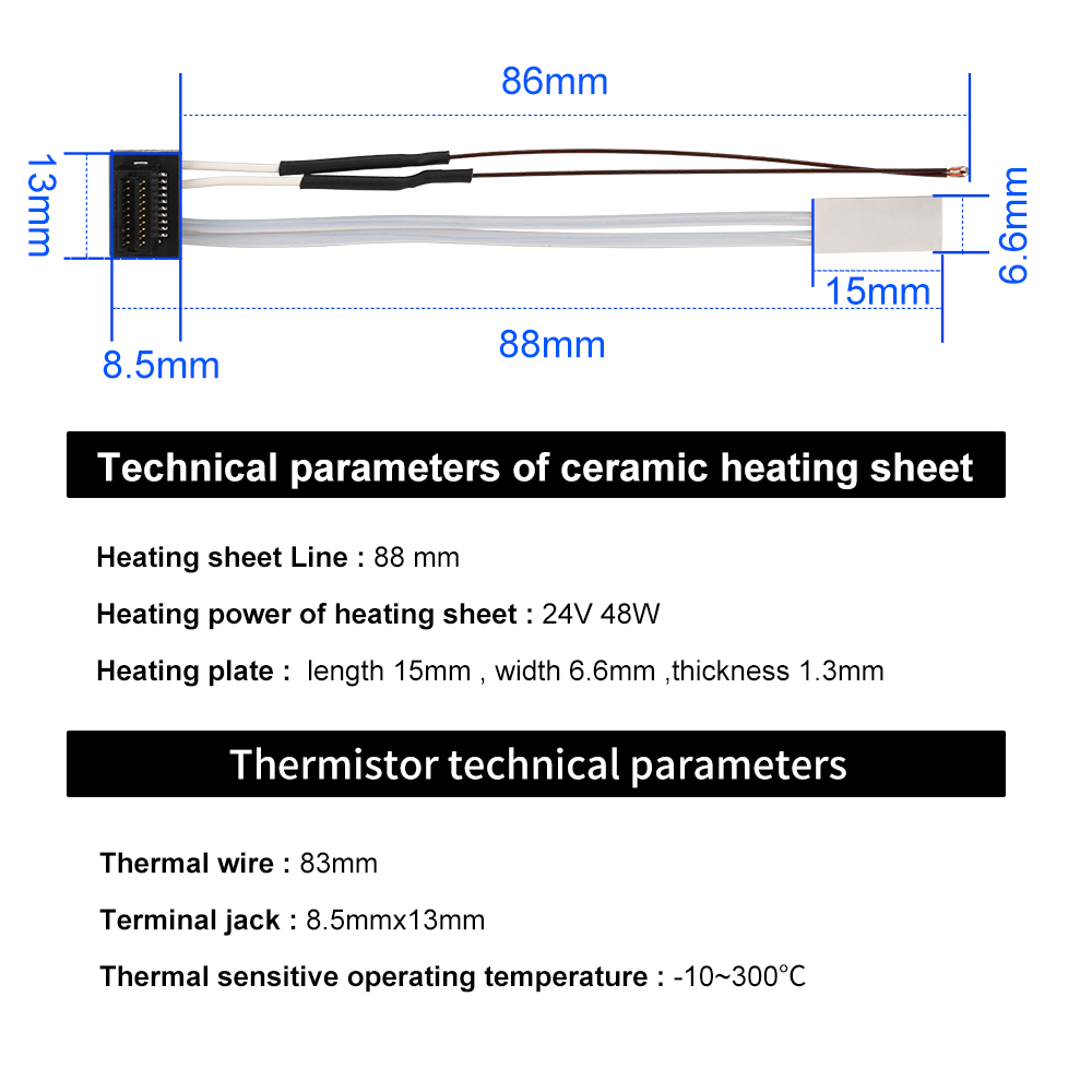 Heating Tube For Bambu Lab A1  – Ceramic Heat Emitter recenzja i cena