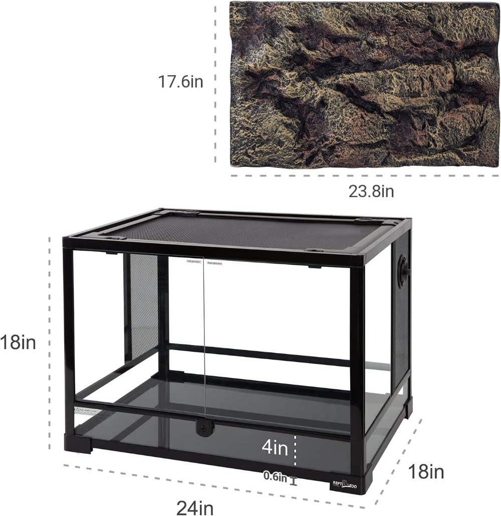 34 Gallon Reptile Glass Terrar – Glass Door Hinge recenzja i cena