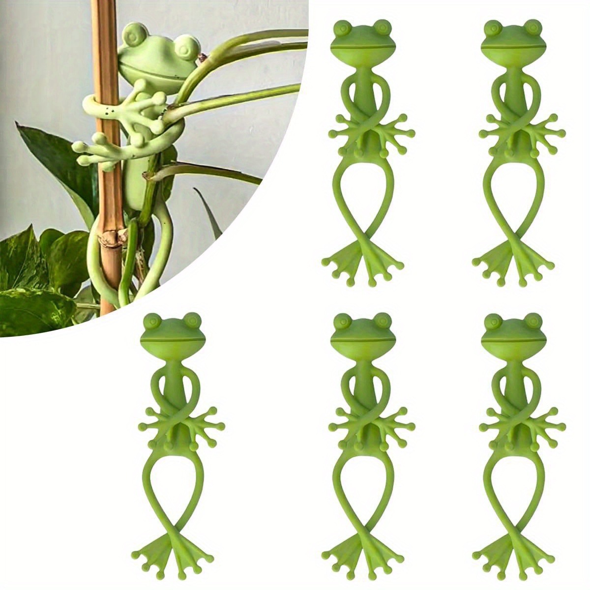 Creative Green Frog Plant Fixi – Vine Climbing Plastic recenzja i cena
