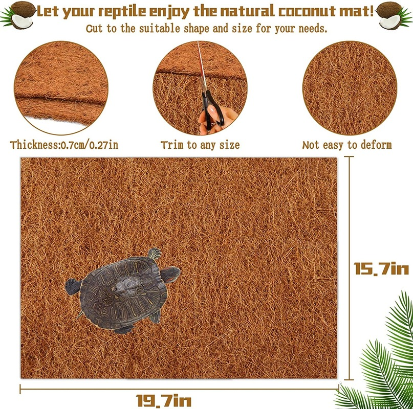 Lizard  Reptile Carpet Natural – Substrate Coconut Fiber recenzja i cena