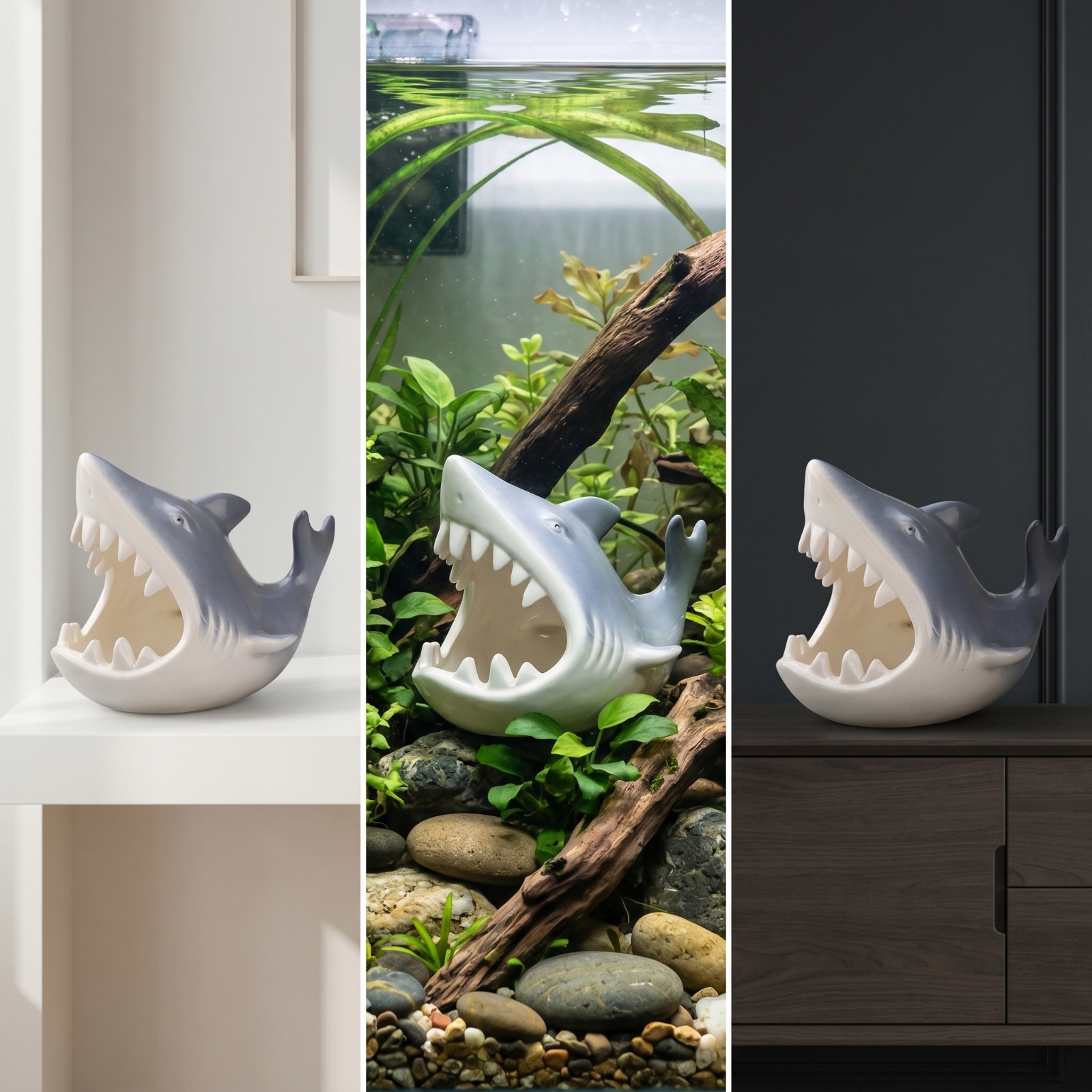 Aquarium Shelter with Open Mou – Hide Cave Ceramic recenzja i cena