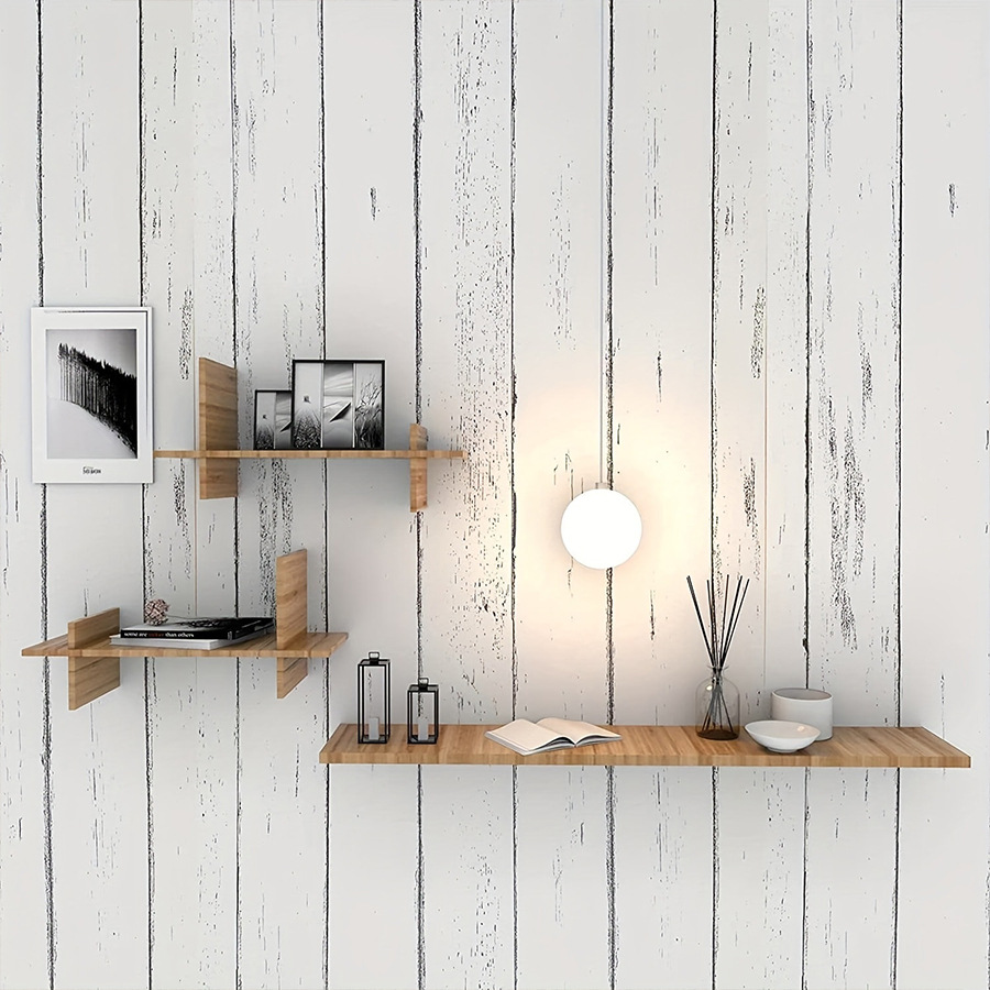 Retro Style White Wood Grain M – Pvc Panel Background recenzja i cena