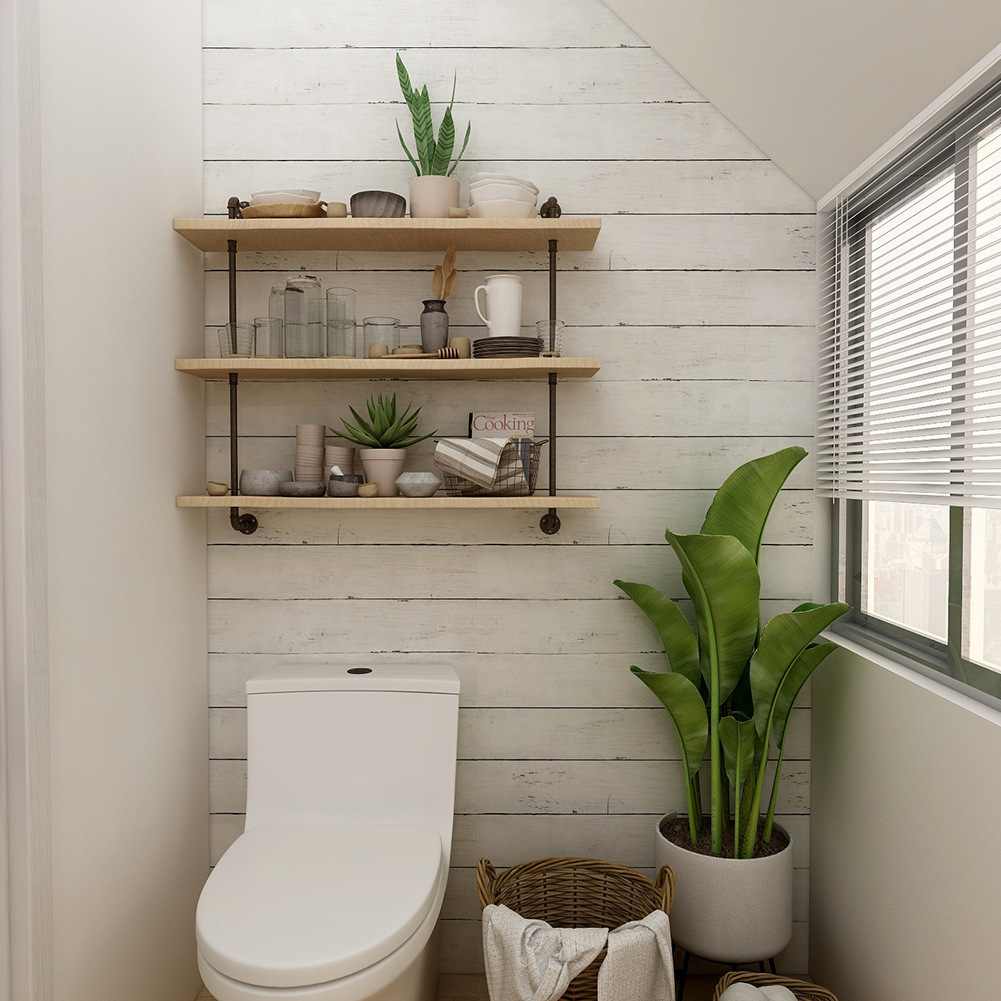 Retro Style White Wood Grain M – Pvc Panel Background recenzja i cena