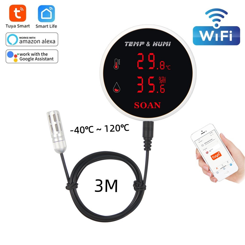 Tuya WiFi Temperature Humidity – Digital Hygrometer Probe recenzja i cena