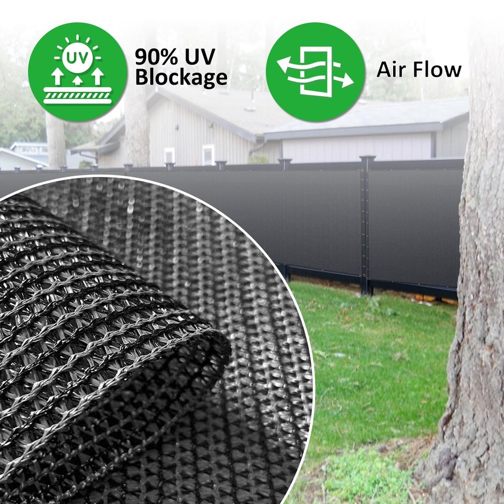 x 100ft Black Privacy Screen F – Screen Top Mesh recenzja i cena