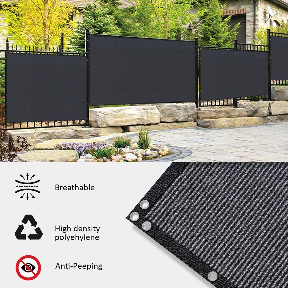 x 100ft Black Privacy Screen F – Screen Top Mesh recenzja i cena