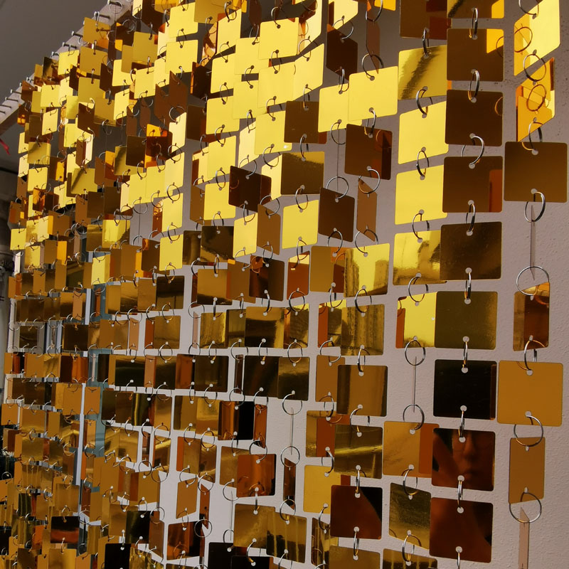 3cm Gold Silver Square Sequins – Pvc Panel Background recenzja i cena