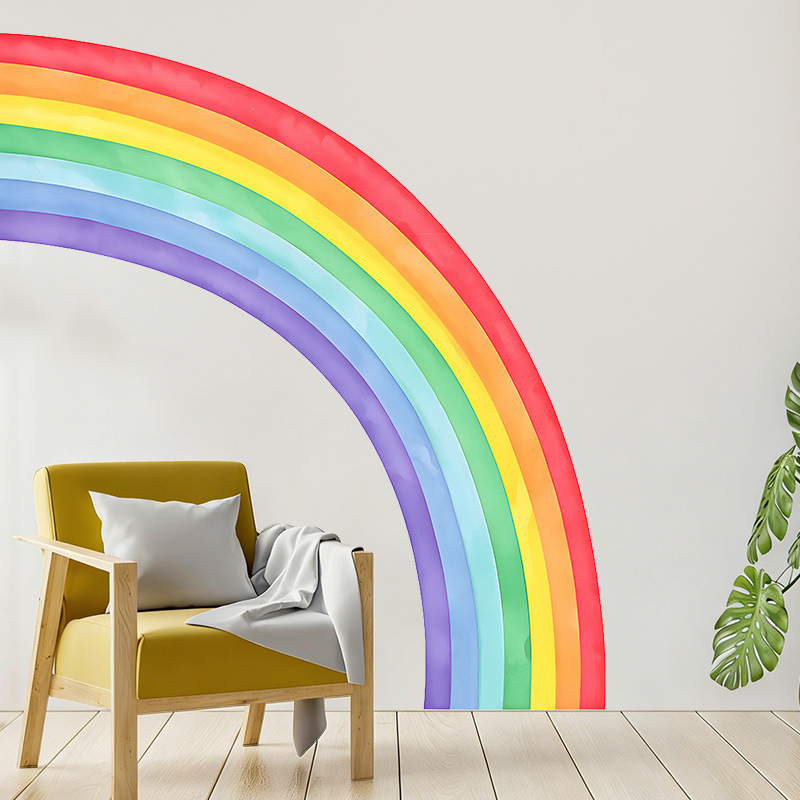 Large Rainbow Wall Stickers Se – Pvc Panel Background recenzja i cena