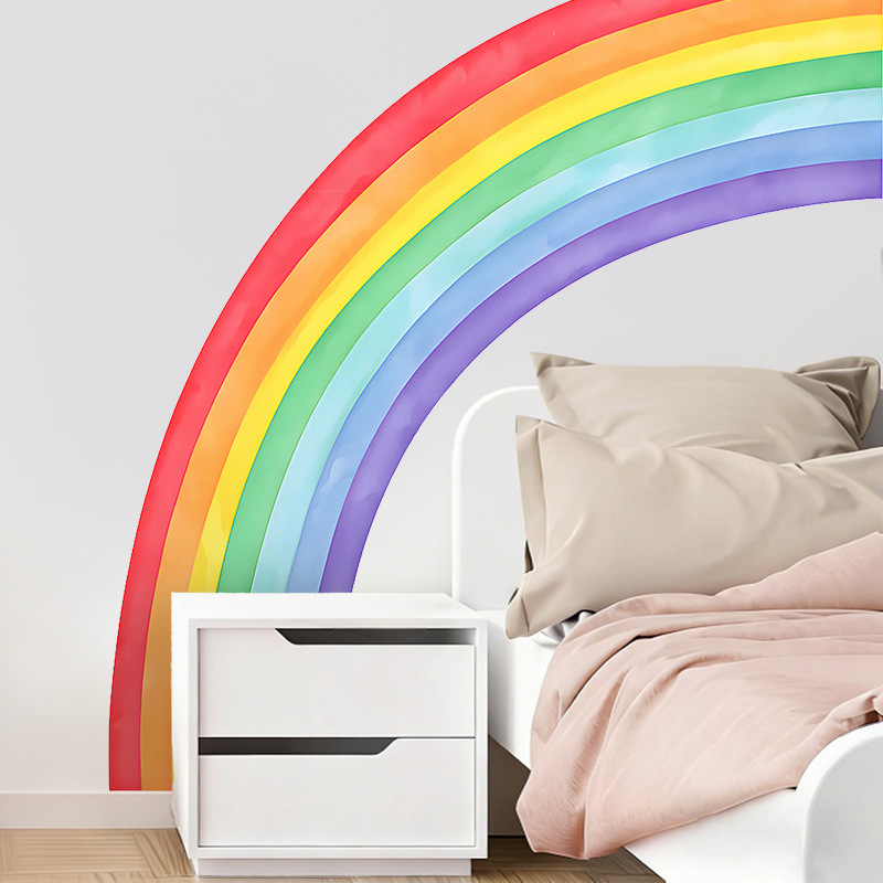 Large Rainbow Wall Stickers Se – Pvc Panel Background recenzja i cena
